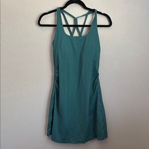 Maacie: For Moms To Be-Teal Strappy Active Dress size small